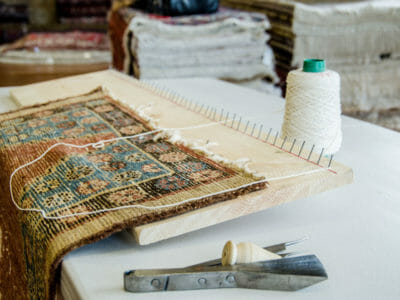 Restauro e riparazione di tappeti a Milano